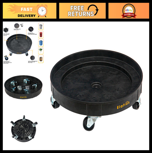 Heavy duty plastic drum - drum, dolly