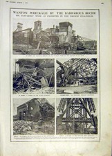 Original Old Vintage Print