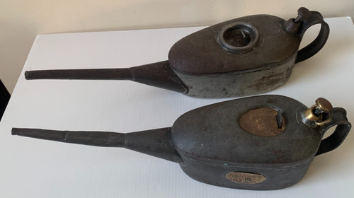 Vintage oiler oil cans - oil,