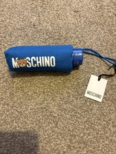Blue Moschino Umbrella New