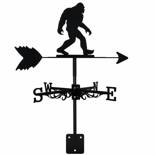 Bigfoot metal weathervane - metal, 15"