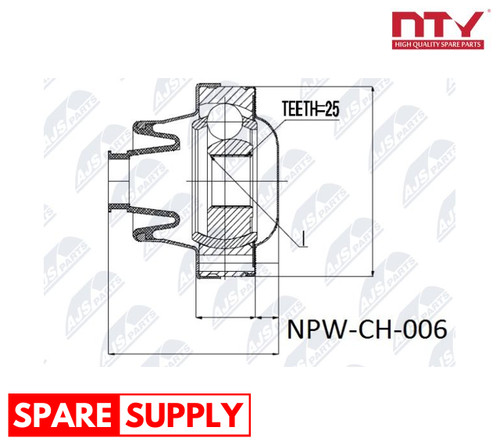Joint propshaft for jeep - for,