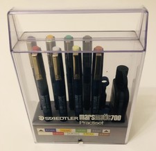 Staedtler Marsmatic 700 Praciset Technical Drawing Pen Set & Accessories Superb!