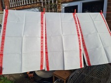 X3 VINTAGE IRISH LINEN TEA