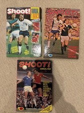 Shoot Annuals X 3 - 1980 1982 1993 Vintage Football Annuals VGC