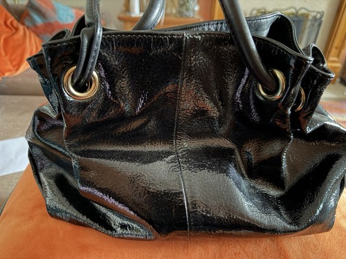 Vintage furla patent tote - furla,