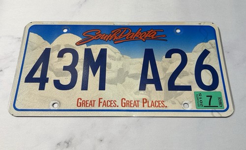South dakota license plate - south,
