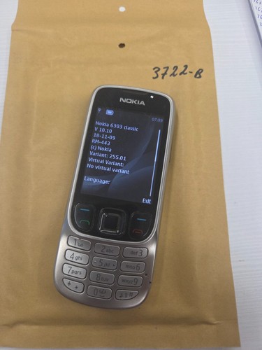Nokia classic 6303 steel - nokia,