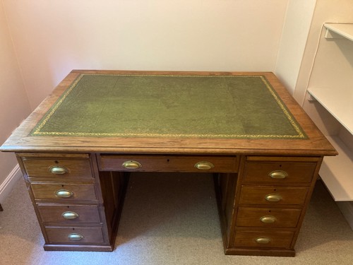 Large antique solid mahogany - large,