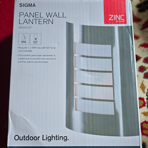 Sigma outdoor wall lantern - sigma,