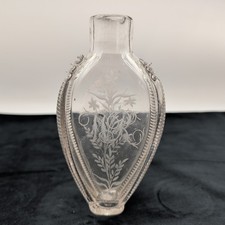 Georgian Blown Glass Flask