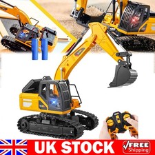RC-remote control construction excavator Digger Toy For Girls Boys Xmas Gifts