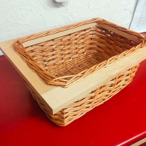 Hafele pull out wicker basket - out,