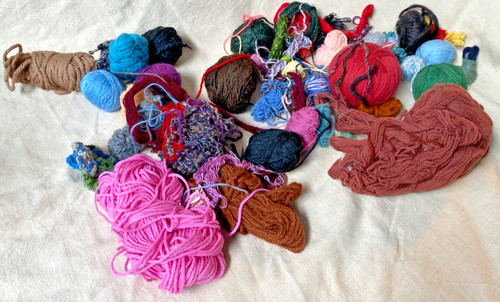Vintage wool yarn - vintage, mending