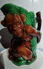 Majolica Pottery Jug With