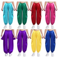 Kids Girls Satin Belly Dance