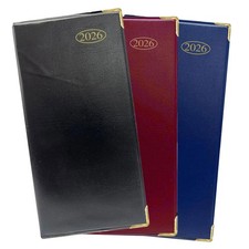 2026 Diary Pocket Small / Slim Line Week to View Softcover PVC Cover Diary