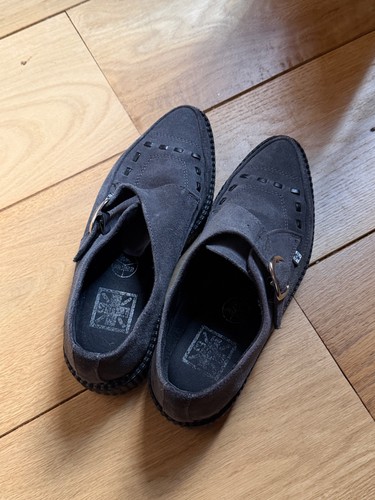 Creeper black suede - t.u.k,