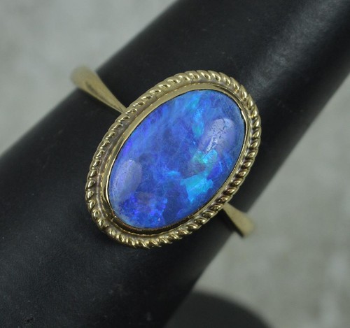 Colourful opal doublet and - doublet,