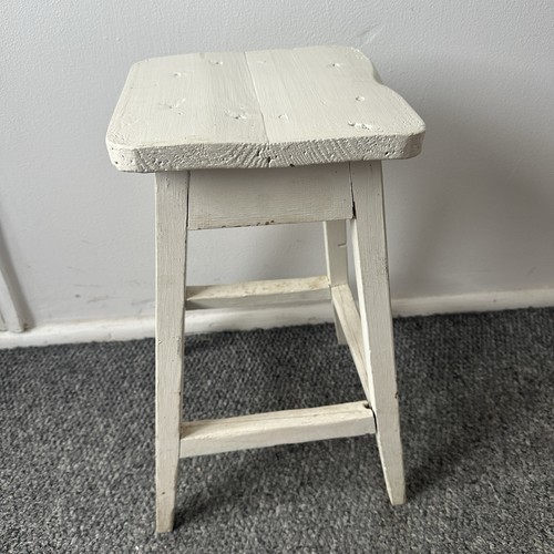 Wooden plant stand painted - stand,