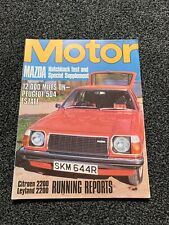 Motor Magazine  7 May 1977 Peugeot 504 Est Citroen CX Austin 2200 Mazda 323