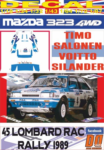 Decal mazda 323 4wd - mazda,