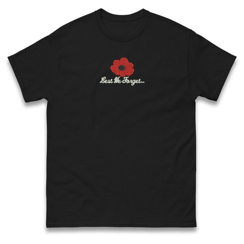 Embroidered lest forget - lest,