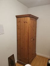 Large Vintage Pine Wood wardrobe - Collection From Sheffield S5 7AG. 