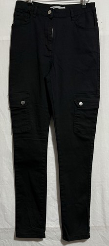 Oasis black skinny - black, waist