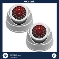 2x Dome Dummy CCTV Camera