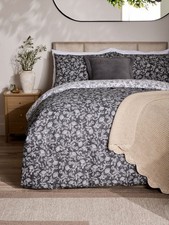 Black/White 100% Cotton Floral