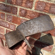 Antique Iron Axe Head French