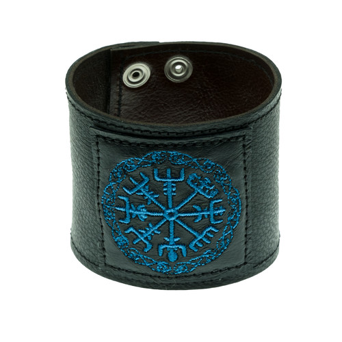 Nordic compass leather wrist - compass,