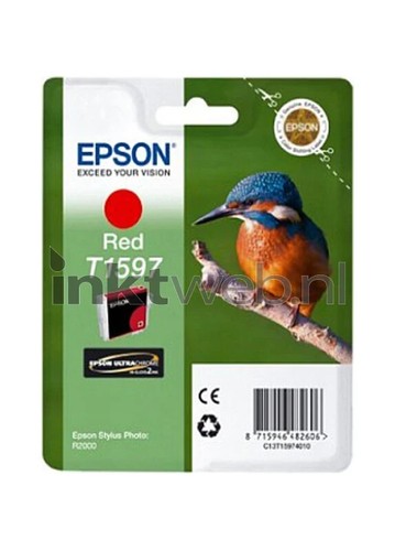 Epson t1597 red ink cartridge - t1597,