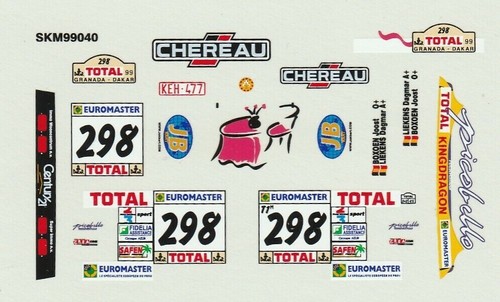 Decals paris - decals, 1/43