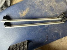 Car roof bars. Lockable silver