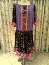 Purple/Black floral Panto