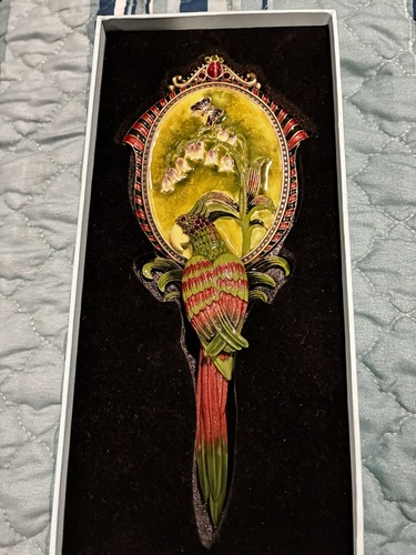 Hand mirror with handle - hand,