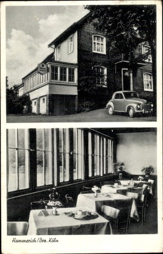 Postcard hommerich hennef - postcard, an
