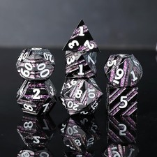 Elifel Metal DND Dice Set of 7