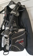 Aeris EX 200 Back Inflation BCD Wing with QLR Weight Pockets, Black