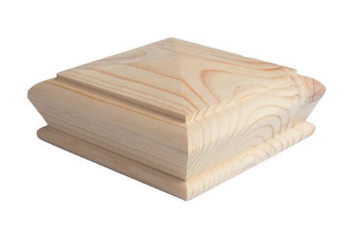 Stair newel post cap pyramid - cap,