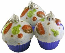 Cupcake Ornaments,Set of 3