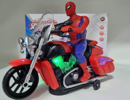 Spiderman motorbike action - motorbike,