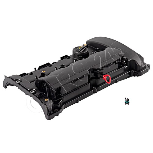 Black plastic cylinder head - black,