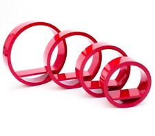 Floating Wall Shelf Round Display decorative Storage Lounge Living Set of 4 S15