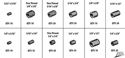 Atd tools 200 piece socket - tools, 200-piece