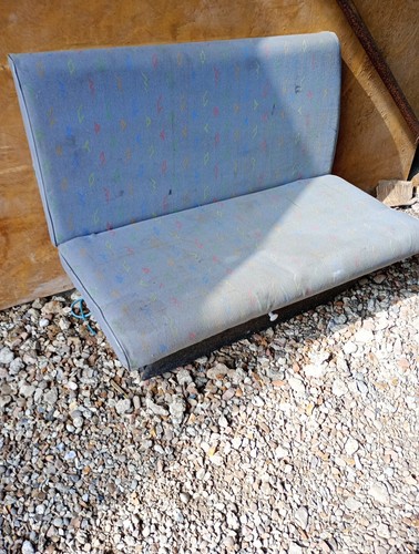 Bench rear double seat bed