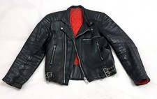 Vintage Leather Biker Jacket -