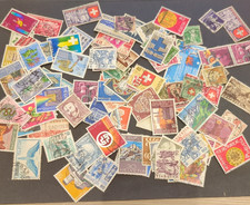 Switzerland range of stamps.
